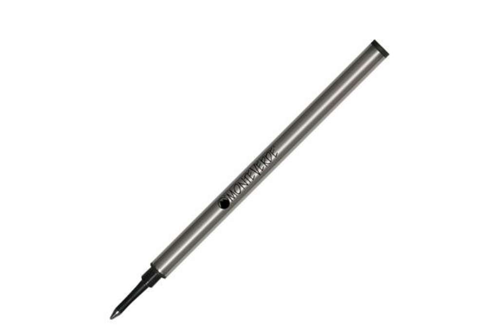 Immagine di Refill in metallo per roller - punta fine - nero  - Monteverde - conf. 2 pezzi