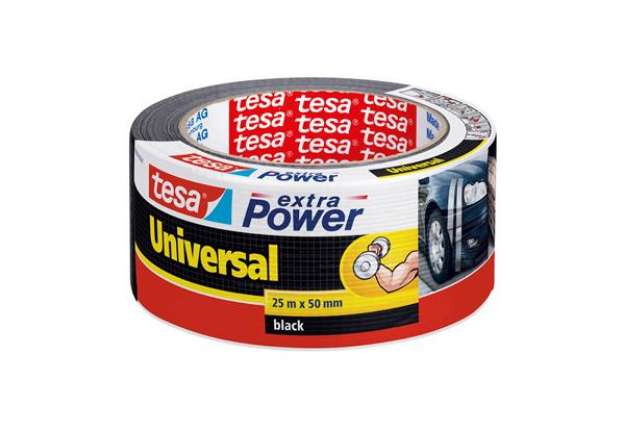 Immagine di Nastro adesivo Extra Power Universal - 5 cm x 25 m - nero - Tesa