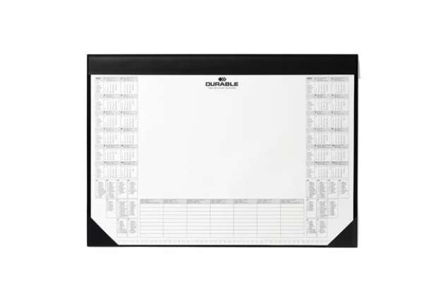 Immagine di Sottomano - con blocco appunti da 25 fogli - 59 x 42 cm - nero - Durable