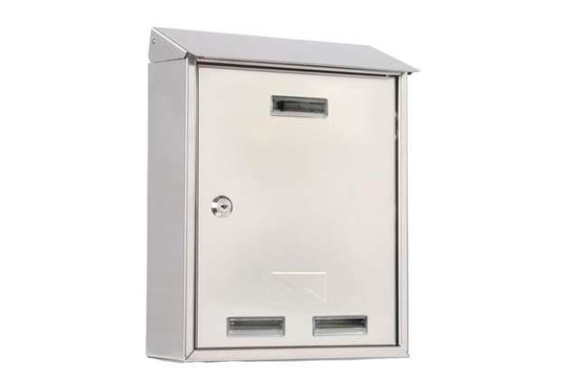 Immagine di Cassetta postale Elios Steel - 35x45x15 cm - acciaio inox - Metalplus
