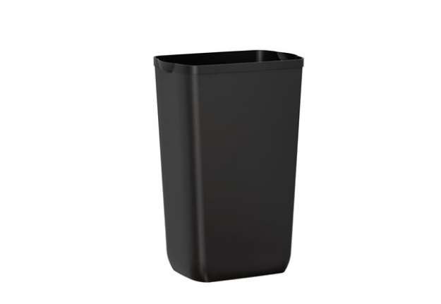 Immagine di Cestino gettacarte Soft Touch - 33x22x49 cm - 23 L - nero - Mar Plast