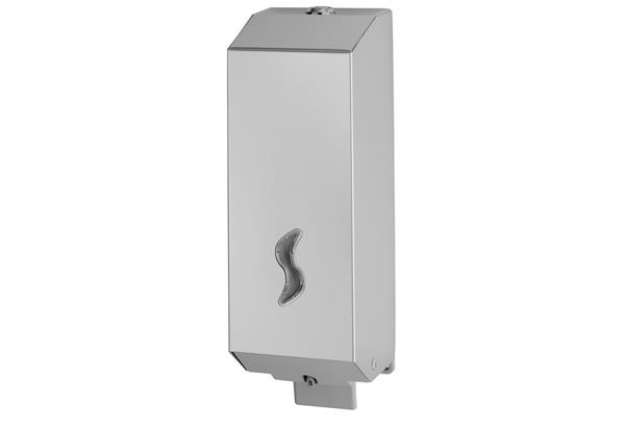 Immagine di Dispenser per sapone liquido - 10x11x32 cm - capacit? 1,2 L - acciaio inox - Medial International