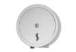 Immagine di Dispenser carta igienica Brinox rotolo Maxi Jumbo - 31 x 13 x 32 cm - rotolo diametro 30 cm - acciai