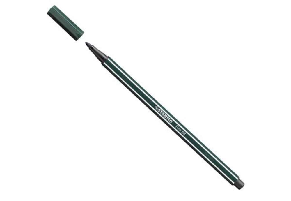 Immagine di Pennarello Pen 68 - verde terra 63 - Stabilo