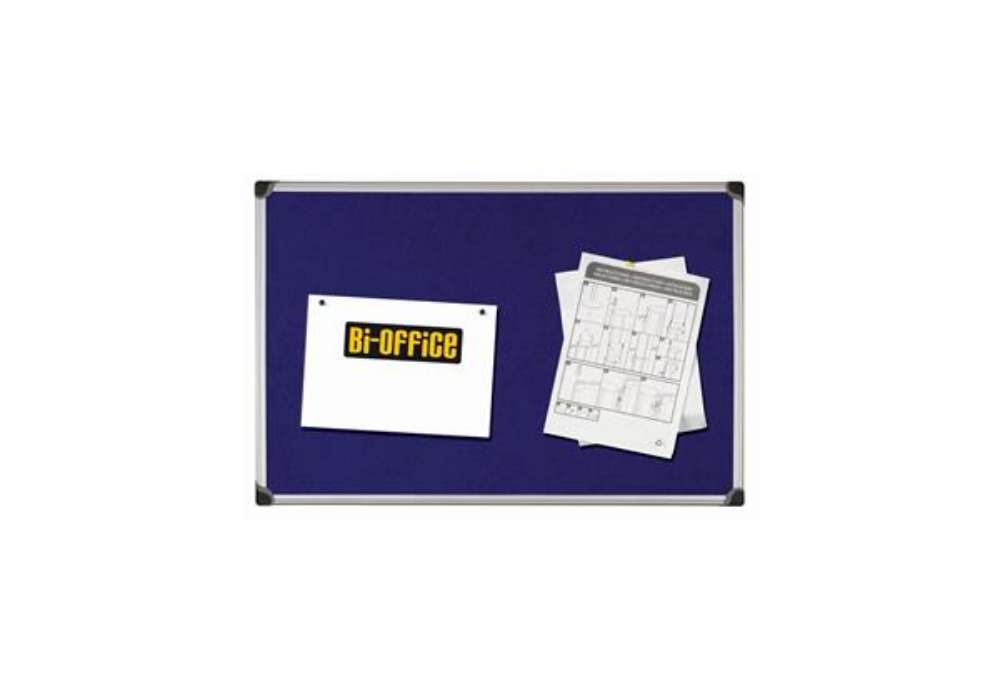 Immagine di Pannello Maya Felt Board - feltro blu - 60 x 90 cm - Bi-Office