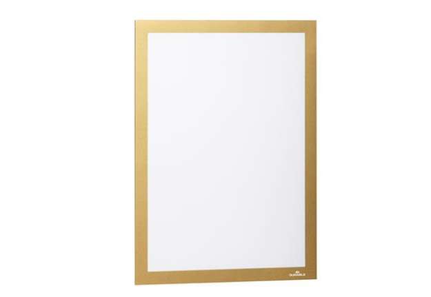 Immagine di Cornice adesiva Duraframe - A4 - 21 x 29,7 cm - oro - Durable