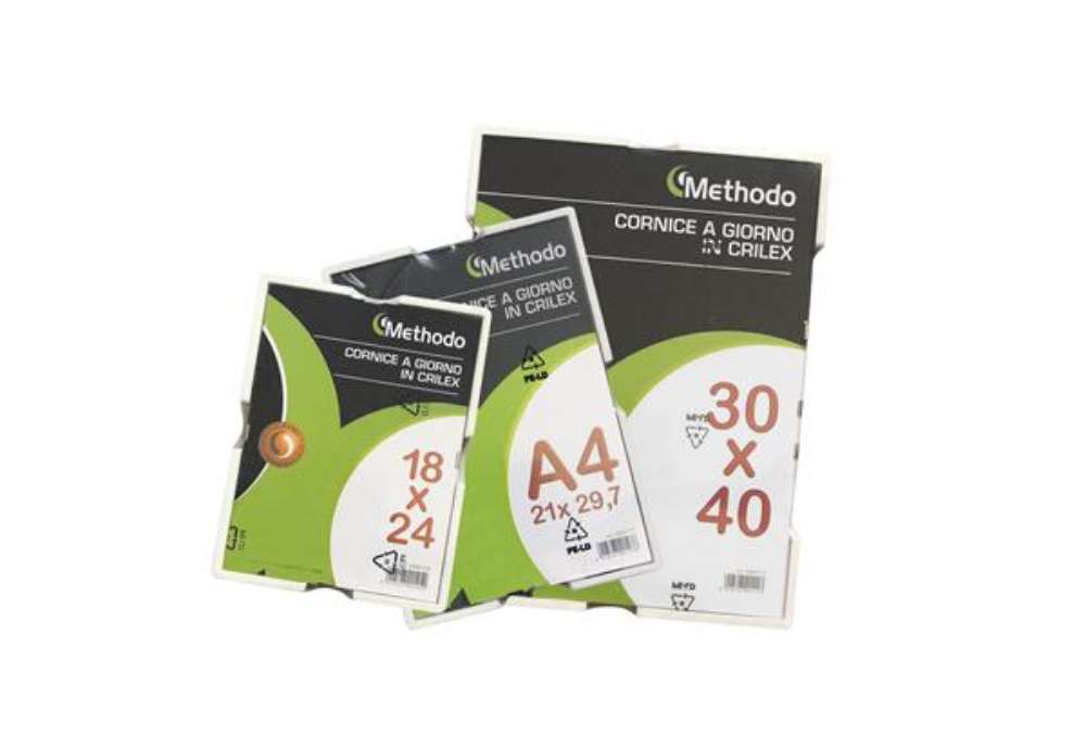 Immagine di Cornice a giorno - crilex - 29,7 x 42 cm - Methodo