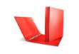 Immagine di Raccoglitore Nettuno - 22 x 30 cm - 4 anelli a D 40 mm - dorso 5,5 cm - rosso - Sei Rota