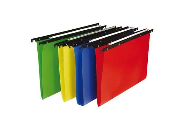 Immagine di Cartella sospesa Cartesio PP - cassetto - PPL - interasse 39,5 cm - fondo V - 37 x 25 cm - colori as