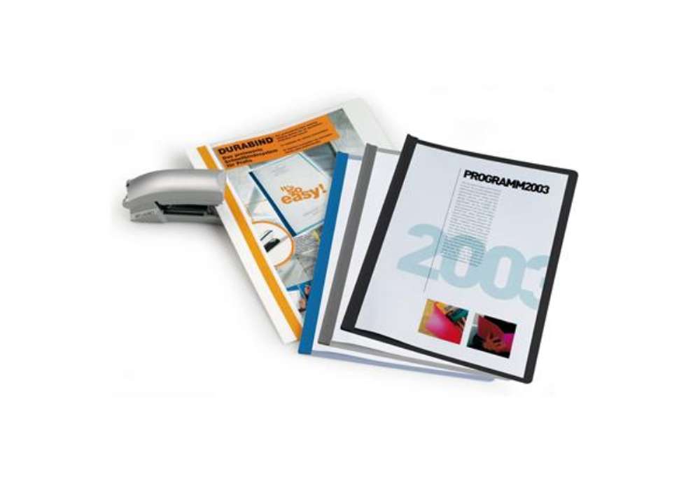 Immagine di Cartellina per rilegatura Durabind - A4 - PVC - grigio - Durable
