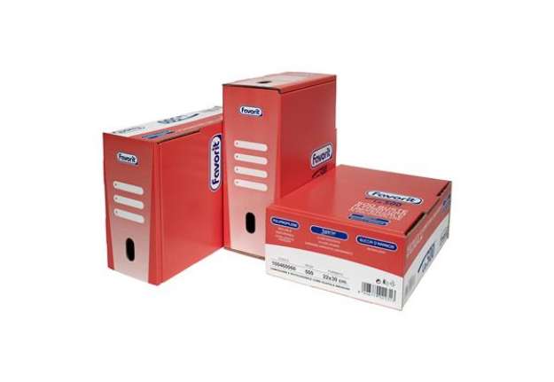 Immagine di Buste forate La 500 - Superior - buccia - 22x30 cm - trasparente - Favorit - conf. 500 pezzi