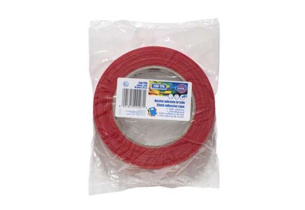 Immagine di Nastro adesivo telato TPA 200 - 1,9 cm x 25 m - rosso - Eurocel