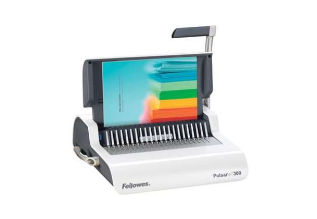 Immagine di Rilegatrice Pulsar+ 300 - manuale - a dorso plastico - Fellowes