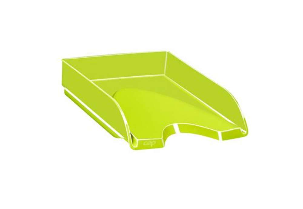 Immagine di Vaschetta portacorrispondenza CepPro Gloss - 34,8 x 25,7 x 6,6 cm - verde anice - Cep