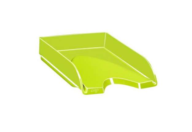Immagine di Vaschetta portacorrispondenza CepPro Gloss - 34,8 x 25,7 x 6,6 cm - verde anice - Cep