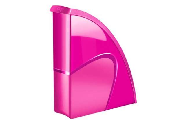 Immagine di Portariviste CepPro Gloss - 26,5 x 31 cm - dorso 8 cm - rosa pepsi - Cep