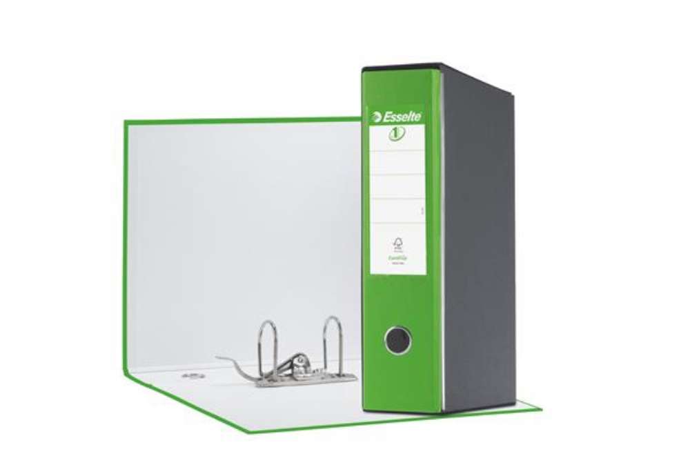Immagine di Registratore Eurofile G55 - dorso 8 cm - protocollo 23 x 33 cm - verde vivida - Esselte