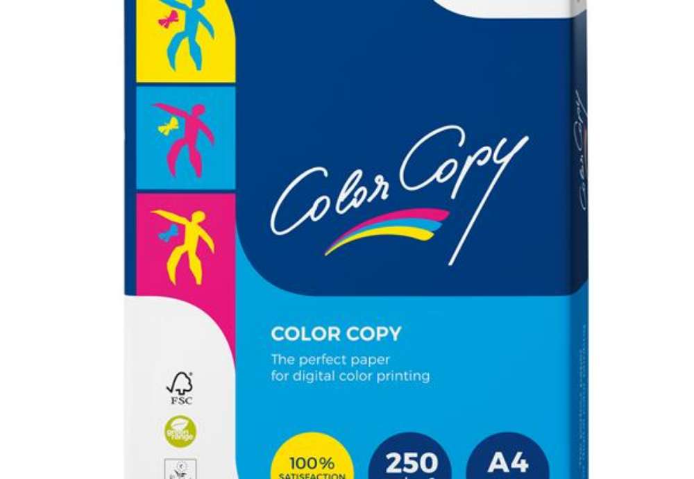 Immagine di Carta Color Copy - A4 - 250 gr - bianco - Mondi - conf. 125 fogli