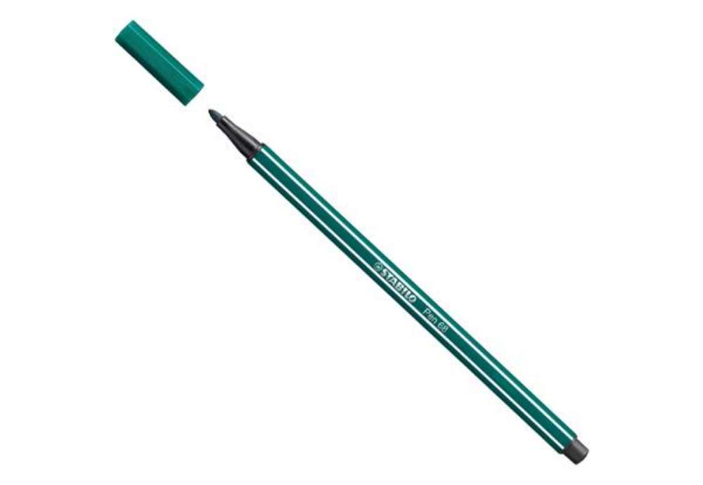 Immagine di Pennarello Pen 68 - verde turchese 53 - Stabilo
