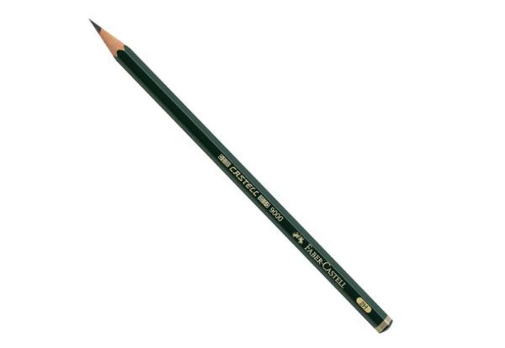 Immagine di Matita in grafite Castell 9000 - gradazione 2H - esagonale - Faber-Castell