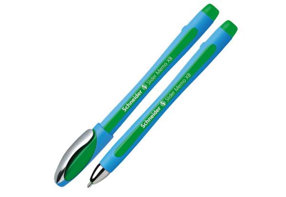 Immagine di Penna a sfera Slider Memo  - punta XB - verde - Schneider
