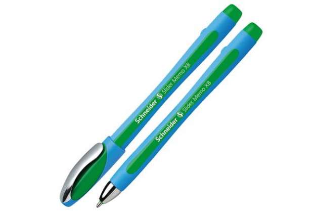Immagine di Penna a sfera Slider Memo  - punta XB - verde - Schneider