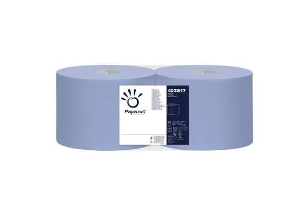 Immagine di Bobina asciugatutto Superior - 3 veli - microgoffrata - diametro 30 cm - 20 gr - 21,5 cm x190 mt - b