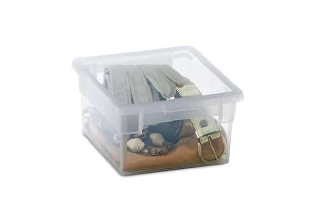 Immagine di Contenitore multiuso Light Box S/2 - 17,8x20,4x10 cm - 2,5 L - plastica - trasparente - Terry
