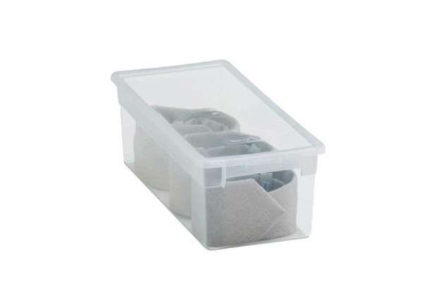 Immagine di Contenitore multiuso Light Box S - 17,8x39,6x13,2 cm - 7 L - plastica - trasparente - Terry