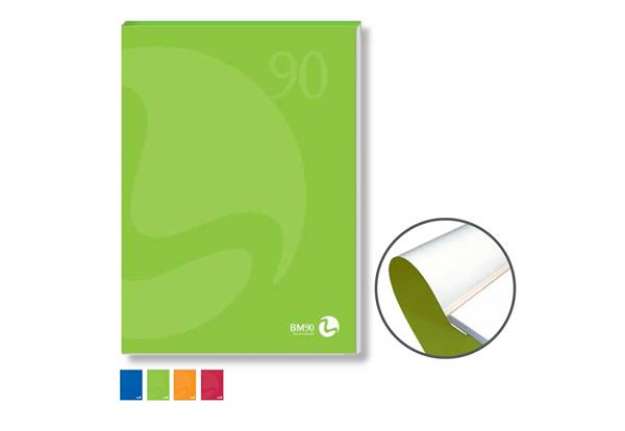 Immagine di Blocco notes BM90 - A4 - collato lato corto - quadretti 10mm - 80fg - 90gr - copertina 250gr - BM