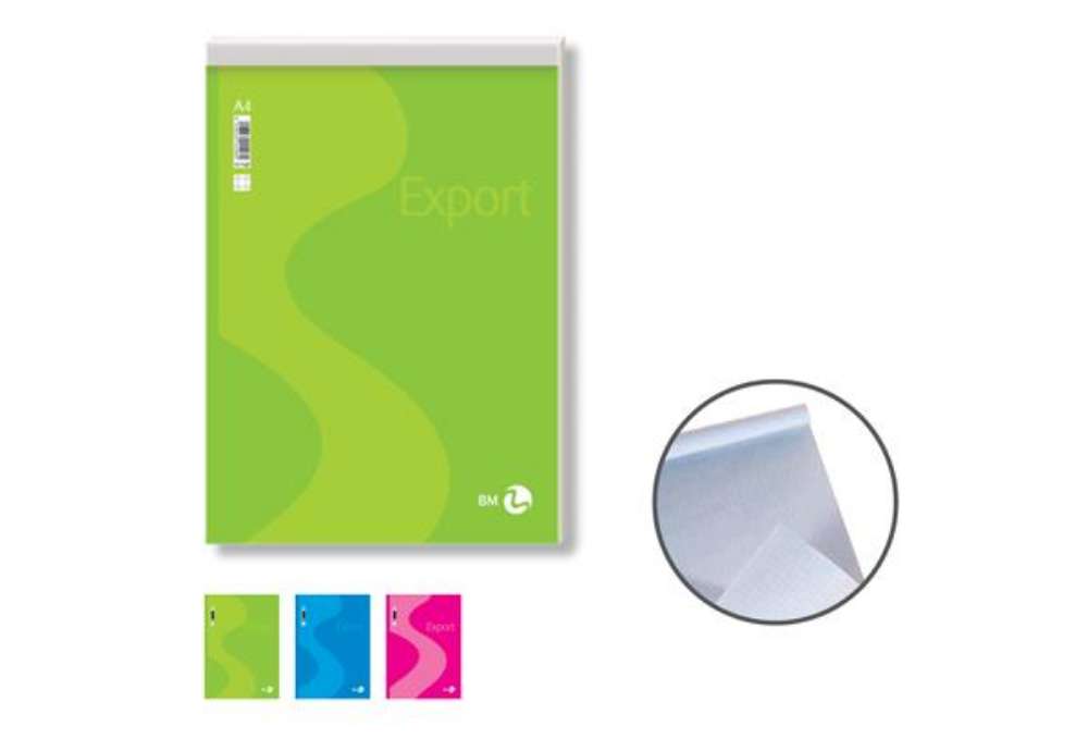 Immagine di Blocco note Export - 5mm - 150 x 210mm - 50gr - 50 fogli - BM