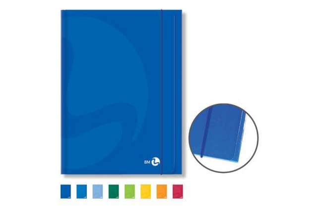Immagine di Cartellina Color - 25,5x35cm - 3 lembi - con elastico - colori assortiti - BM