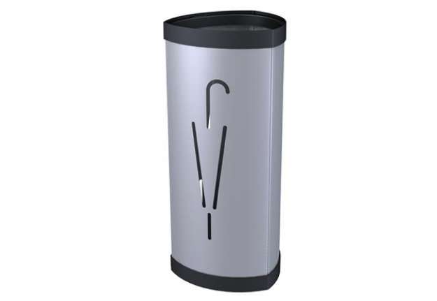 Immagine di Portaombrelli - diametro 26 cm - H 60 cm - metallo - silver - Alba