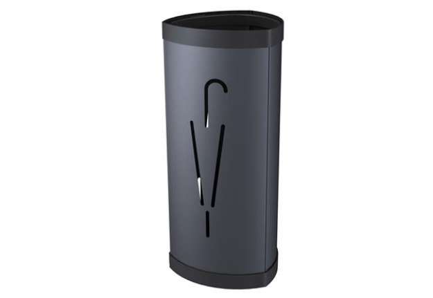 Immagine di Portaombrelli - diametro 26 cm - H 60 cm - metallo - nero - Alba