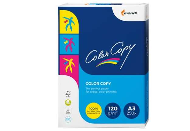 Immagine di Carta Color Copy - A3 - 120 gr - bianco - Mondi - conf. 250 fogli
