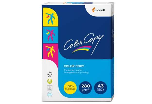 Immagine di Carta Color Copy - A3 - 280 gr - bianco - Mondi - conf. 150 fogli