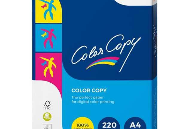 Immagine di Carta Color Copy - A4 - 220 gr - bianco - Mondi - conf. 250 fogli