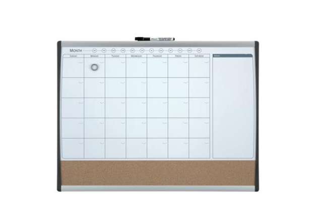 Immagine di Organizer magnetico con calendario mensile - 58,5 x 43 cm - Nobo