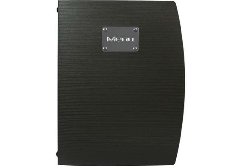 Immagine di Portamenù Rio - 1 inserto doppio incluso - A4 - 24 x 34 cm - nero - Securit