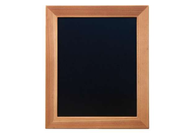 Immagine di Lavagna Woody - teak - 20 x 24 cm - Securit