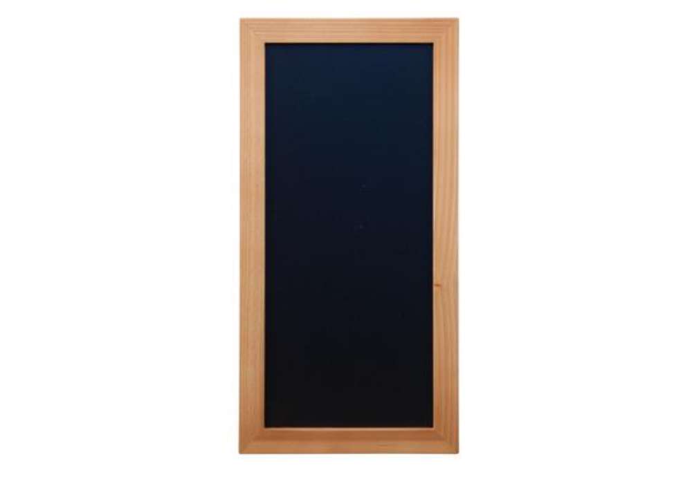 Immagine di Lavagna Woody - teak - 20 x 40 cm - Securit