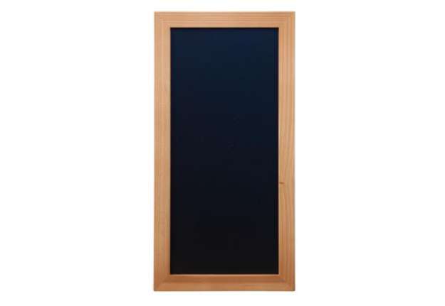 Immagine di Lavagna Woody - teak - 20 x 40 cm - Securit
