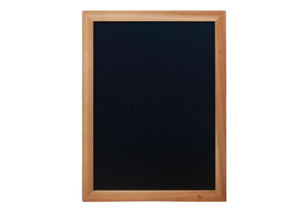 Immagine di Lavagna Woody - teak - 30 x 40 cm - Securit