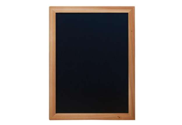 Immagine di Lavagna Woody - teak - 30 x 40 cm - Securit