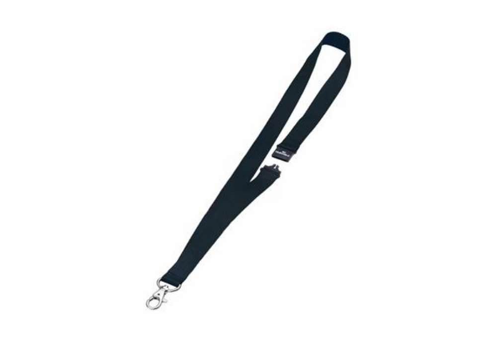 Immagine di Cordoncini portabadge - larghezza 2 cm - nero - Durable - conf. 10 pezzi