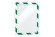Immagine di Cornice Duraframe Security - adesiva - pannello magnetico - A4  (21 x 29,7 cm) - verde/bianco - Dura