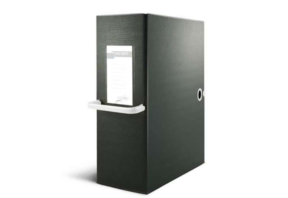 Immagine di Scatola archivio Big Next - dorso 16 cm - 25 x 35 cm - nero/bianco - Sei Rota