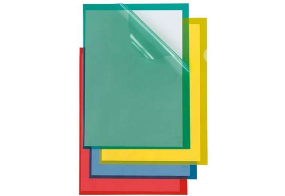 Immagine di Cartellina a L Poli 150 Color - A4 - PP - buccia pesante - giallo - Sei Rota - conf. 25 pezzi