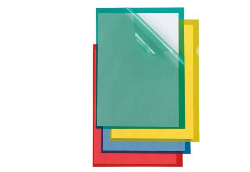 Immagine di Cartellina a L Poli 150 Color - A4 - PP - buccia pesante - blu - Sei Rota - conf. 25 pezzi