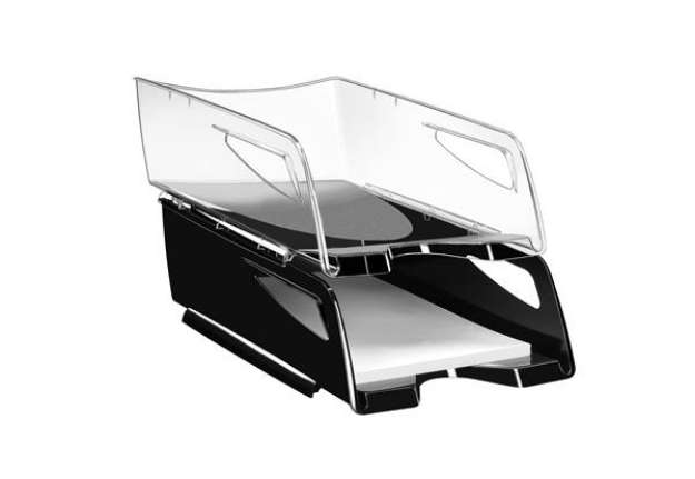 Immagine di Vaschetta portacorrispondenza Maxi 220+ - 38,6 x 27 x 11,5 cm - trasparente - Cep